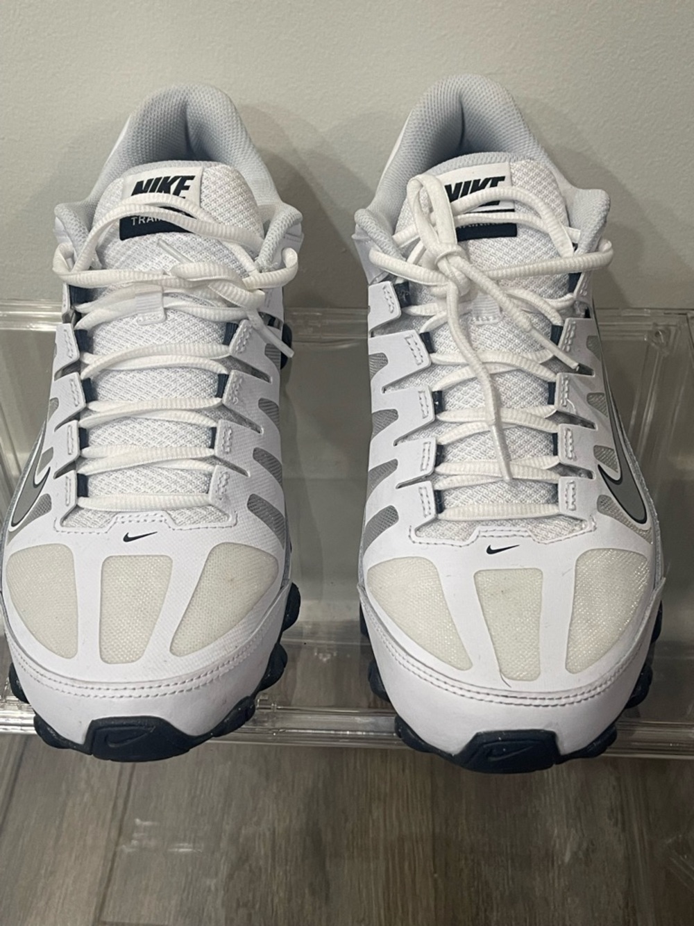 Nike Men’s White and Black Training Sneakers